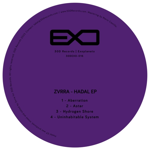 Zvrra - Hadal EP [30DEXO-016]